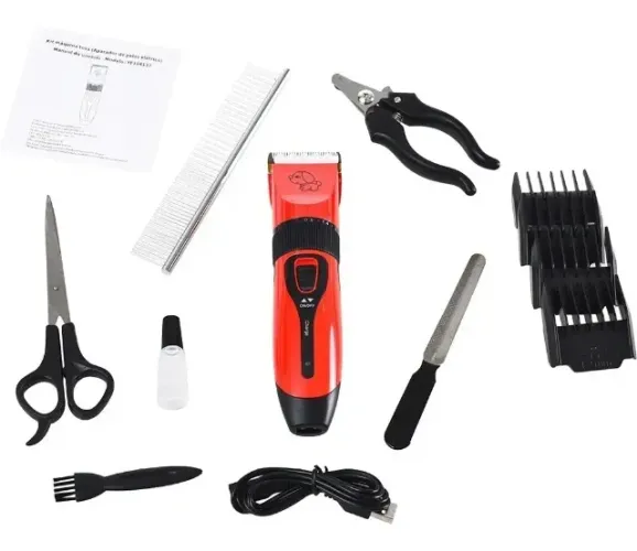 Máquina De Tosa Profissional Para Cães Usb Recarregável 5w