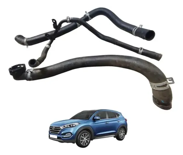 Kit Mangueira Superior Inferior Radiador New Tucson 1.6