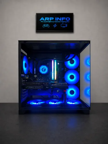 PC GAMER NOVO RX 7600 + RYZEN 5 5500 + WATER COOLER MSI 360MM - R$ 5.900