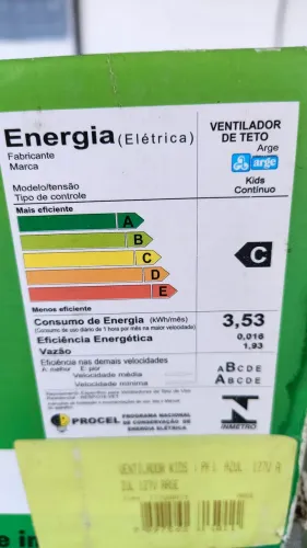 2 Ventiladores Teto Kids ARGE (Menino e Menina) 110v