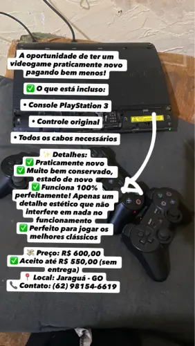 Vem no play 3 ?