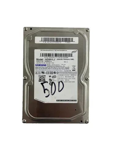 HD Samsung HD501LJ 500GB 7200RPM Cache 16MB - Testado e Funcionando