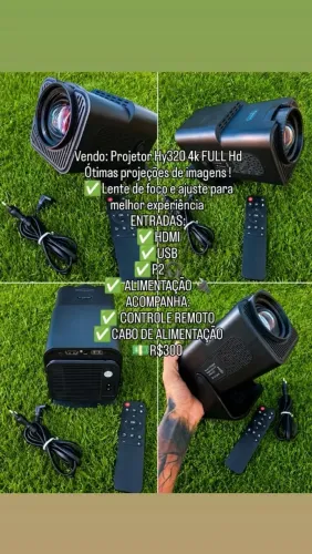 Projetor HY320 4K FULL HD