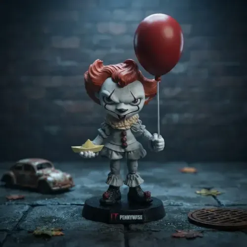 Minico It Pennywise Iron Studios - Usado Como Novo