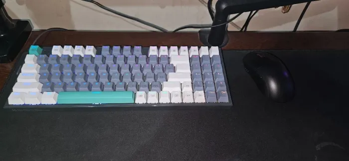 Kit Teclado Mecânico + Mouse sem fio