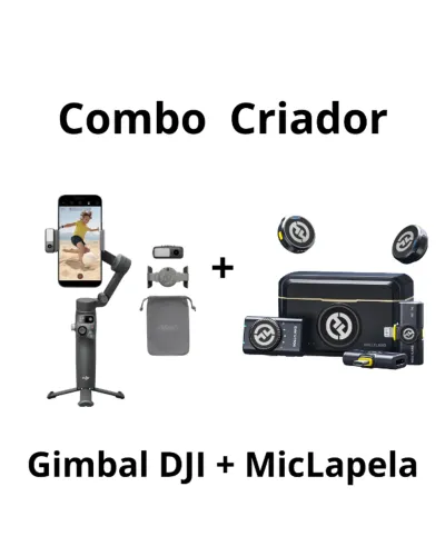 Kit Filmagem Dji Ospo 7P + Lapela Hollyland, Confira!!