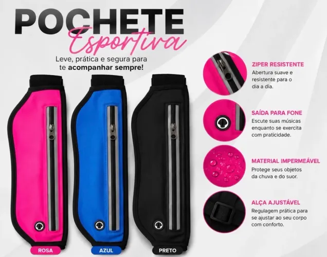 Pochete esportiva