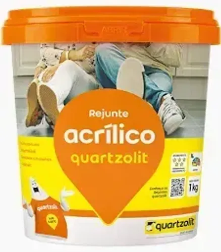 Rejunte acrílico quartzolit cor platina