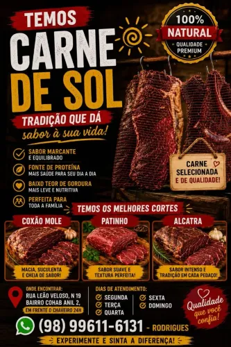 CARNE DE SOL CASEIRA!