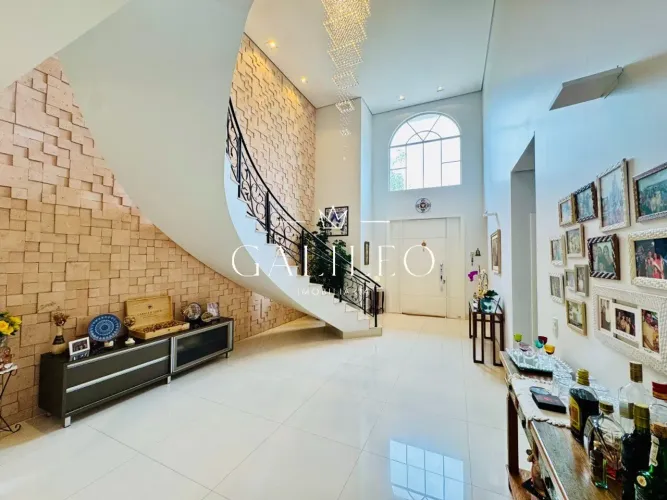Casa de luxo no condomínio Jatobás, Engordadouro, Jundiaí-SP - 4 quartos, 3 suítes, 3 sala