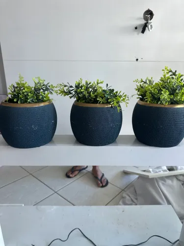 Vaso planta artificial