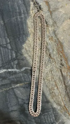 Cordão De Prata 925 13 MM 80 CM