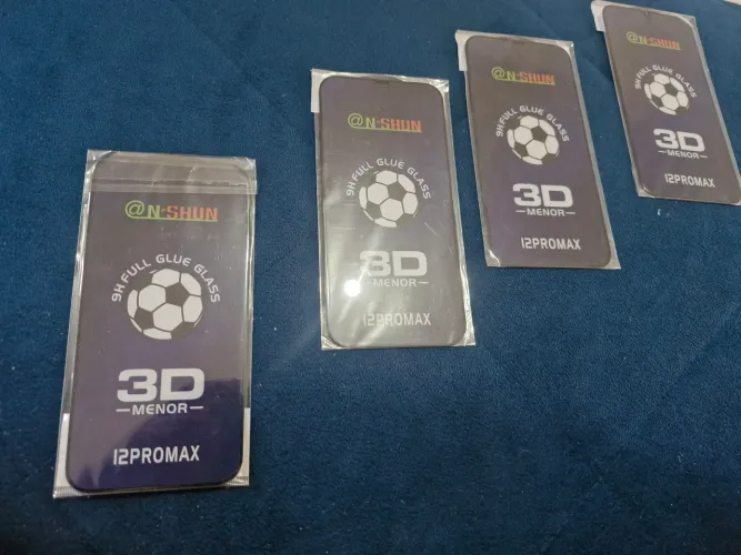 Película de Iphone 12 pro Max 3D glue grassa kit com 4
