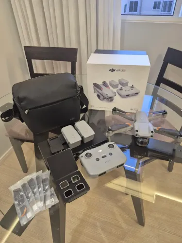 DJI Air 2S Fly More Combo | 3 Baterias | Nota Fiscal | Anatel | Estado de Novo