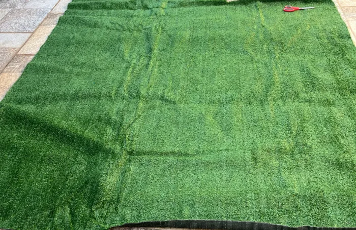 Tapete grama sintética verde