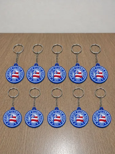 Kit 10 chaveiros do Bahia Em 3D Atacado