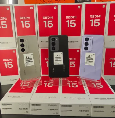 Celular Redmi 15 128GB 06RAM Novo Lacrado Global Entregamos Capa Pelicula