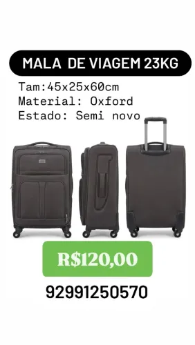Mala de viagem 23kg 
