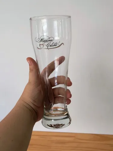 copão tulipa 700 ml de cristal com estampa copo cerveja bebida bar Decoração antiquário
