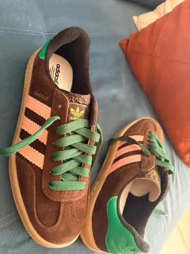 Tênis gazelle indoor adidas marrom número 36 Br 24,5cm
