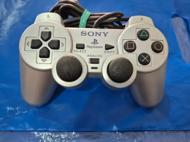 Controle ps2 plata