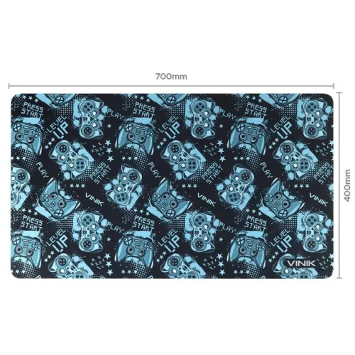 Mouse Pad Gamer Vinik Extended Level Up 700X400X2Mm