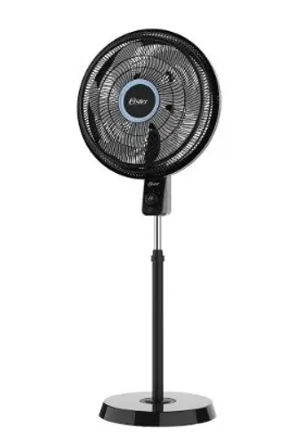 Ventilador De Coluna Super Breeze Ovtr880 Preto Oster Cor das pás Cinza  220V
