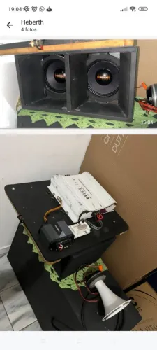 Caixa de som automotivo 