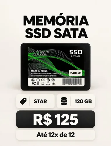 SSD SATA 120 GB STAR