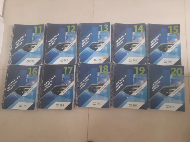 Coleção de livros escolares do ensino médio 2° ano (Matemática / Vol 11 - 20) [USADO]