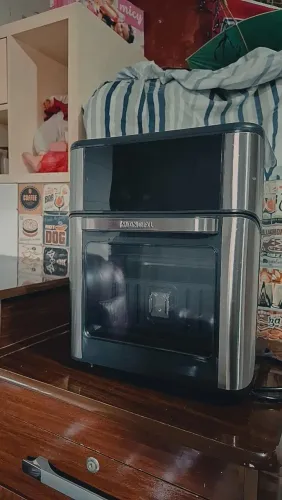 Fritadeira Elétrica (Air Fryer) Modelo AFON 12L tambem funciona como Forno elétrico