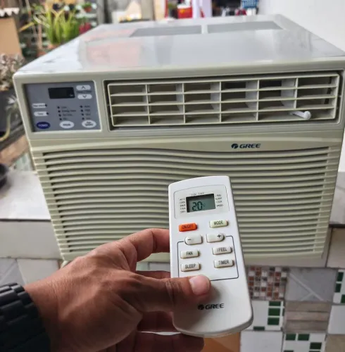 ar gree 10 mil btus gjc07vb/ com controle e bem conservado