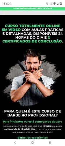 Se torne um Cabeleireiro profissional por apenas $ 47,00 reais