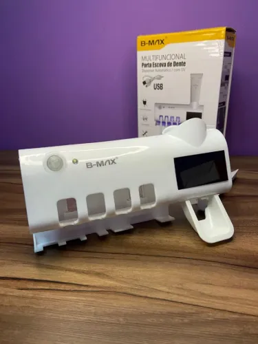 Porta Escova de Dente Multifuncional Led B-Max BM-F1013