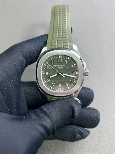 Relógio Patek Philippe Aquanaut 5168g Verde