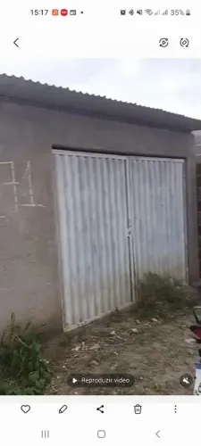 Vendo terreno de 5 de frente 15 de fundo com garagem pronta com estrutura de fazer casa