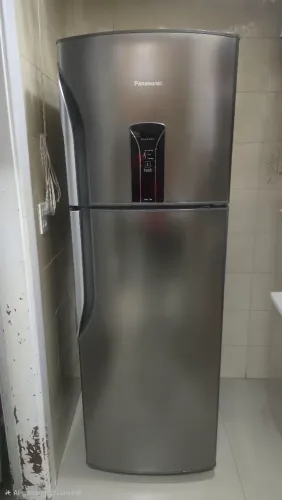 Geladeira Panasonic de 02 Portas Frost Free com 475 Litros Aço Escovado