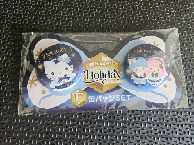 Bottom Pin Sanrio Hello Kitty e Little Twin Stars Japão