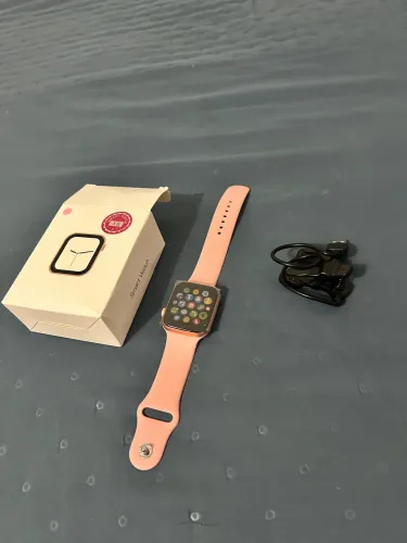 (NOVO) Smartwatch X8 Tela Touch com Carregador e Pulseira Rosa