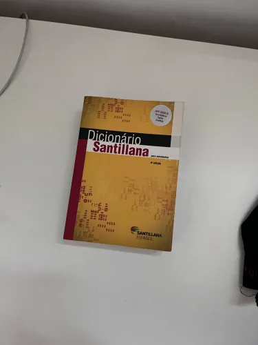 Dicionário de espanhol Santillana (NUNCA USADO)