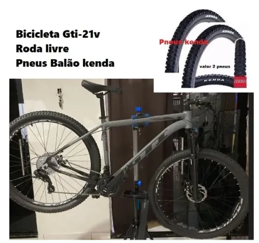 Bicicleta Gti Roma - 21v - Pneus kenda. Balão 2.10