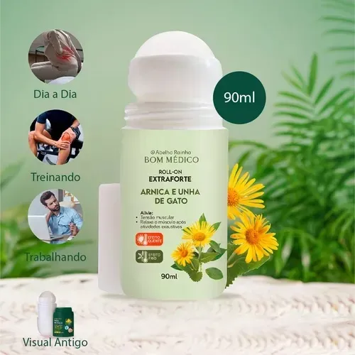 ARNICA E UNHA DE GATO ROLL-ON EXTRAFORTE
