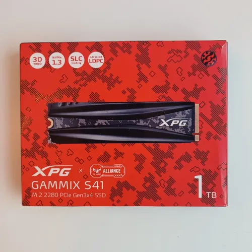 SSD M.2 NVME XPG GAMMIX S41 1TB PCIe Gen3x4 (DEFEITO) - SEM GARANTIA