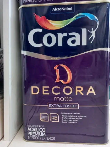 Tinta Coral Decora Matte cor "Meditação"  (fosco) Nova/lacrada N.F.