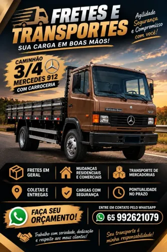 Frete viagens mudanças e carretos
