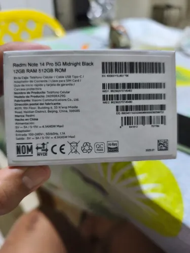 Celular Redmi Note 14 pro 5g