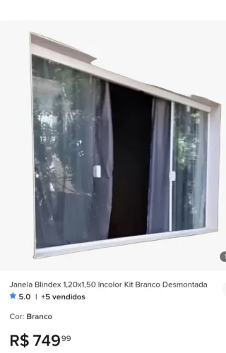 Janela de blindex