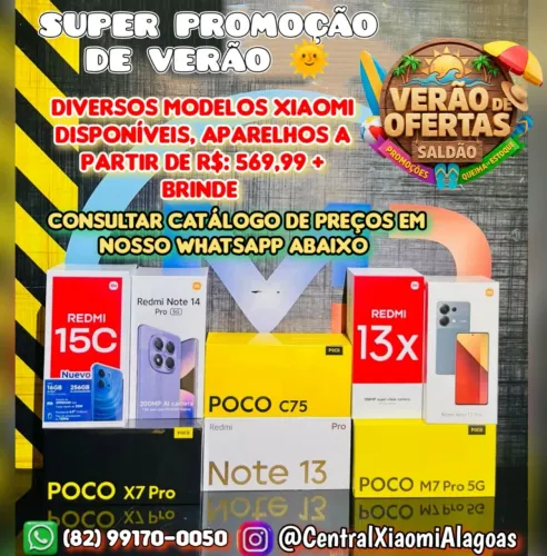 XIAOMI POCO F7 5G, REDMI NOTE 15 PRO 5G E MODELOS A PARTIR DE: 569,99