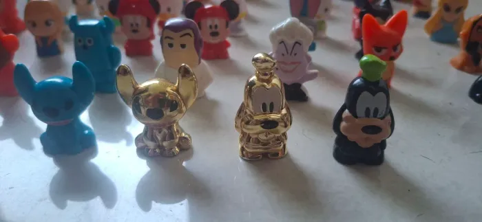 LOTE 54 Bonecos Disney Gogo's Panini - Inclui Raros Dourados!