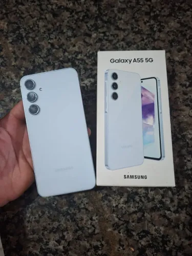 Celular A55 128 gigas estado de novo em até 10x sem juros